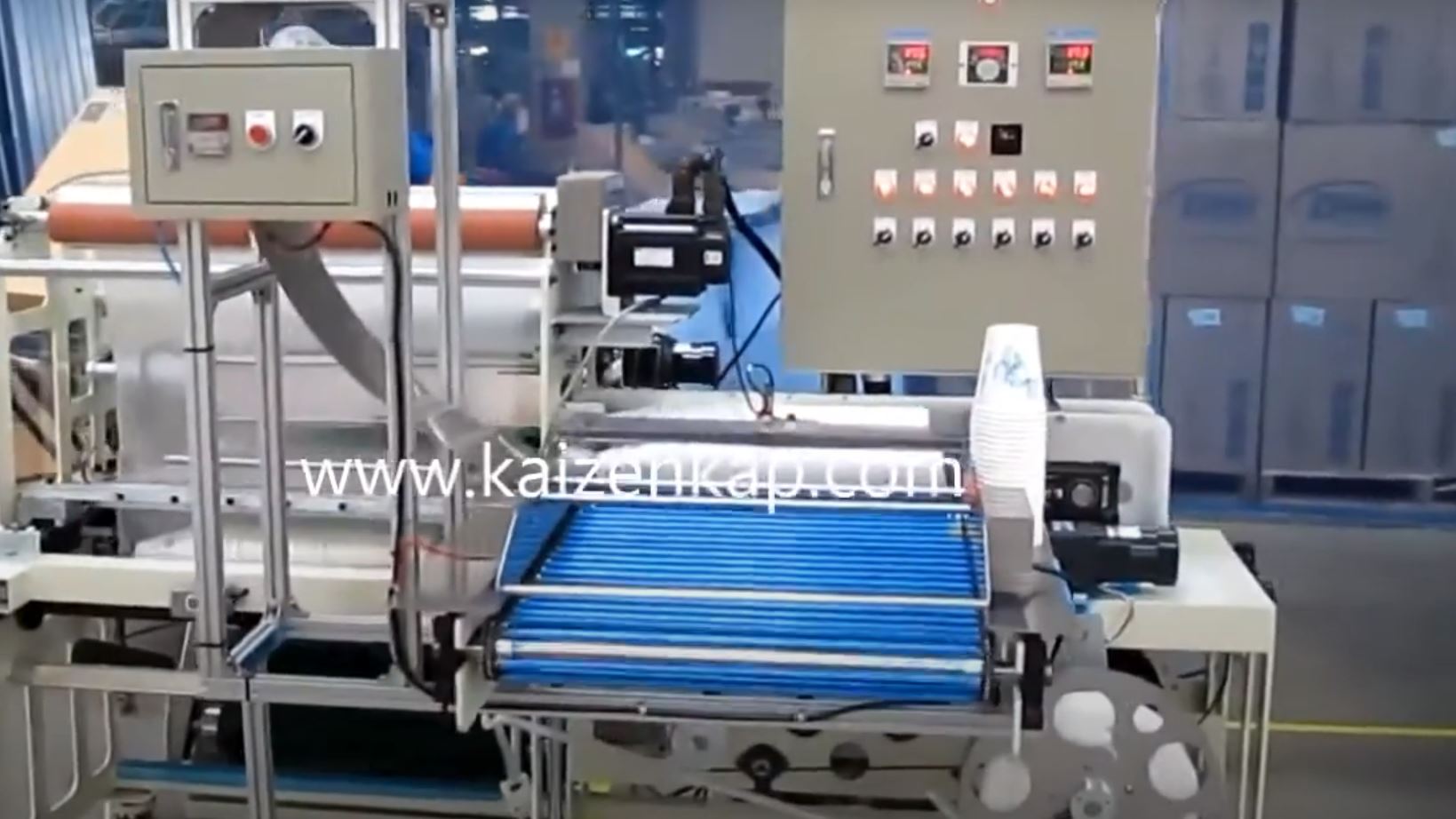 Kaizen | Karton Bardak Paketleme Makinesi