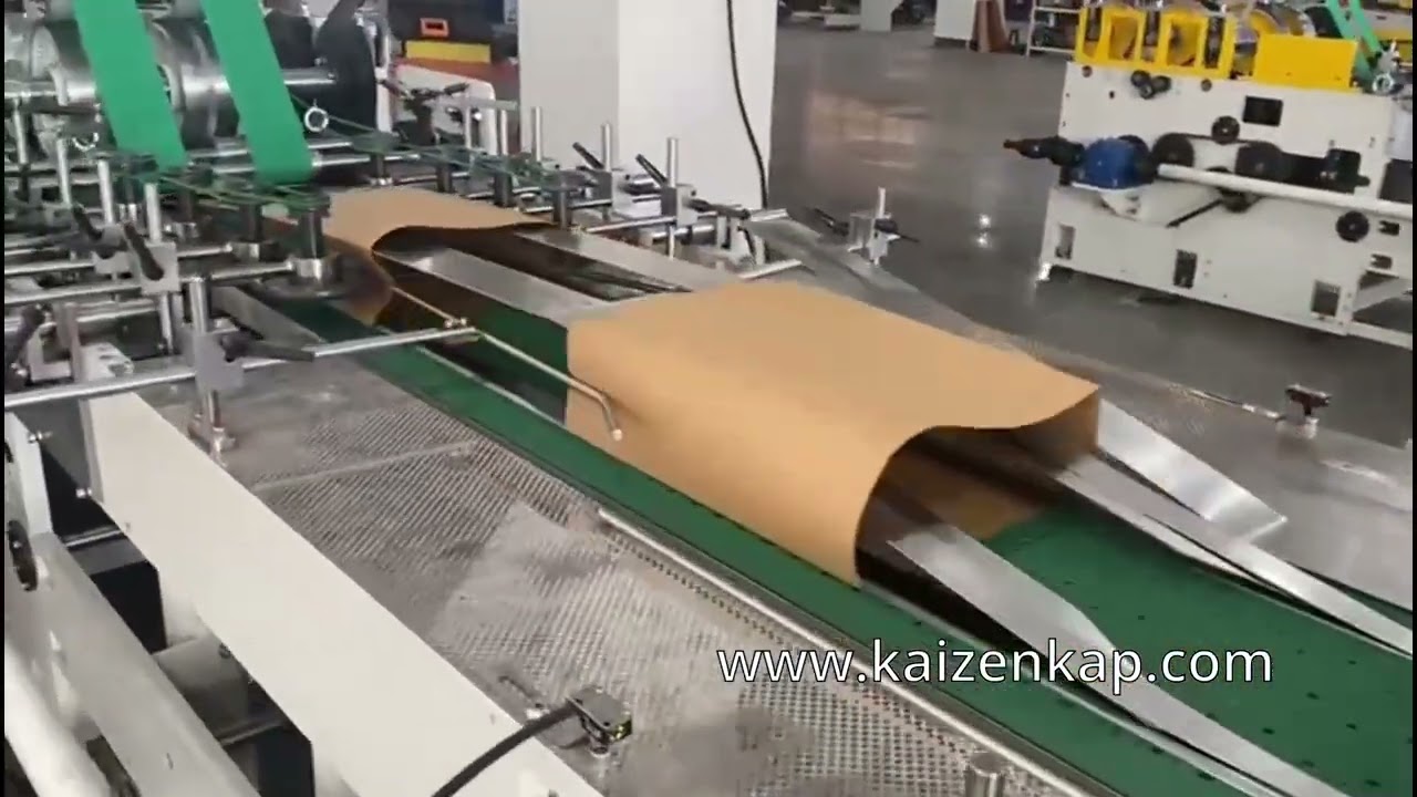 Kaizen | Karton Çanta Katlama Ve Yapıştırma Makinesi