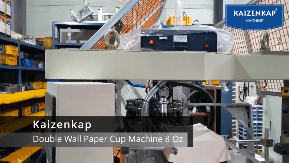Kaizen | Yüksek Hızlı Çift Katlı Kağıt Bardak Üretim Makinesi